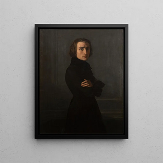 Henri Lehmann - Portrait de Franz Liszt 18111886 compositeur et pianiste.webp