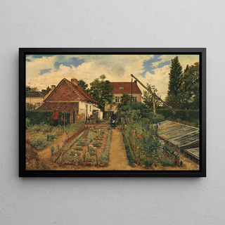 Henri de Braekeleer - Garden of a Florist.webp