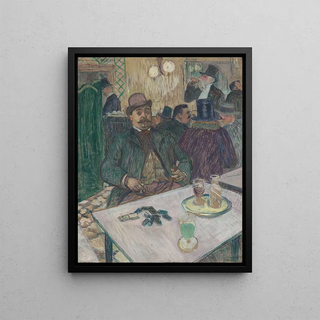 Henri de ToulouseLautrec - Monsieur Boileau at the Caf.webp