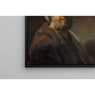 Homme en vêtements orientaux - Rembrandt van Rijn | Reproduction Tableau Décoration murale affiche copie