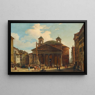 Ippolito Caffi - Rome The Pantheon.webp