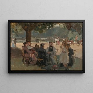 Isaac Israls - In the Bois de Boulogne near Paris.webp