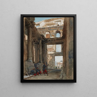 Isidore Pils - Ruines des Tuileries 7 juillet 1871.webp