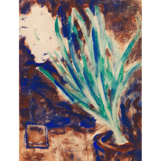 Jacinthe blanche - Christian Rohlfs | Reproduction Tableau Décoration murale affiche copie