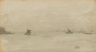 James Abbott McNeill Whistler - Grey and SilverLiverpool.webp