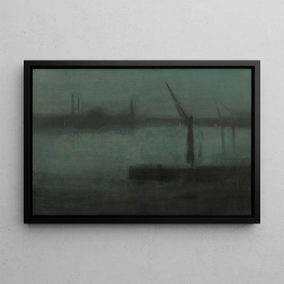 James Abbott McNeill Whistler - Nocturne Blue and SilverBattersea Reach.webp