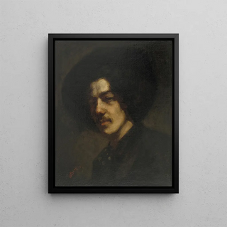 James Abbott McNeill Whistler - Portrait of Whistler with a Hat.webp