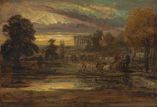 James Ward - Cattle at a Pool at Sunrise.webp