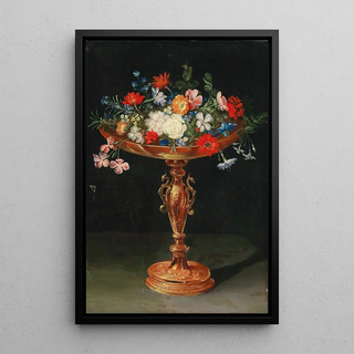 Jan Brueghel the Younger - Flowers in a gilded tazza.webp