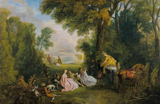 JeanAntoine Watteau - Rendezvous de chasse.webp