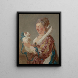 JeanHonor Fragonard - A Woman with a Dog.webp
