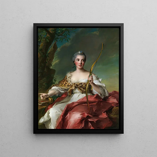 JeanMarc Nattier - Madame Bergeret de Frouville as Diana.webp