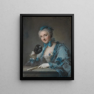 JeanMarc Nattier - Portrait of LouiseGenevive Royer.webp