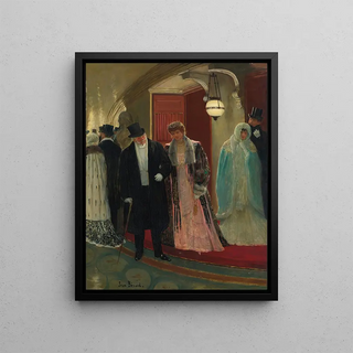 Jean Braud - Exit From The Loge Of The Opera.webp