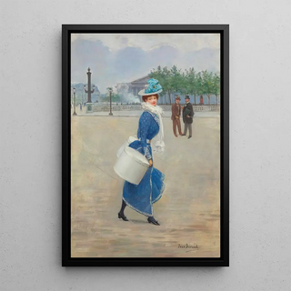 Jean Braud - Sur la place de la Concorde.webp