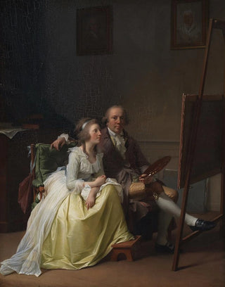 Jens Juel - The Artist and his Wife Rosine ne Drschel.webp