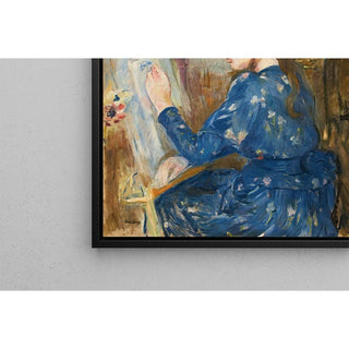 Jeune Fille Écrivant - Berthe Morisot | Reproduction Tableau Décoration murale affiche copie