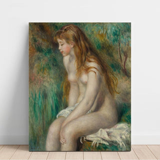 Jeune fille au bain - Pierre-Auguste Renoir | Reproduction Tableau Décoration murale affiche copie