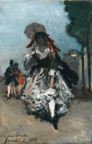 Johan Barthold Jongkind - Young Woman With A Parasol.webp