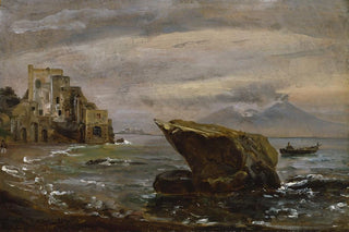 Johan Christian Dahl - Beach near Posillipo.webp