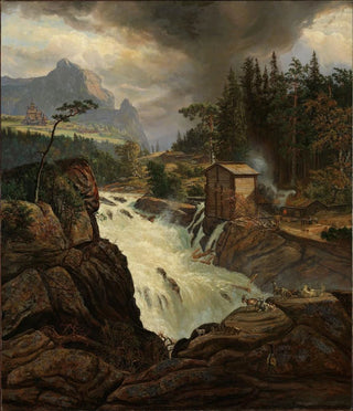 Johan Christian Dahl - The upper Falls of the Labrofoss.webp