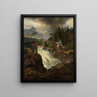 Johan Christian Dahl - The upper Falls of the Labrofoss.webp