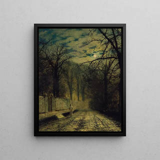 John Atkinson Grimshaw - A Moonlit Street.webp