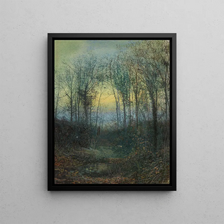 John Atkinson Grimshaw - Lovers in a wood.webp