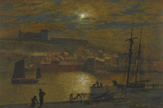 John Atkinson Grimshaw - Whitby From Scotch Head Moonlight On The Esk.webp