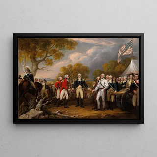 John Trumbull - The Surrender of General Burgoyne at Saratoga October 16.webp