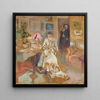 Jos Hessel et sa femme rue de Rivoli - Édouard Vuillard