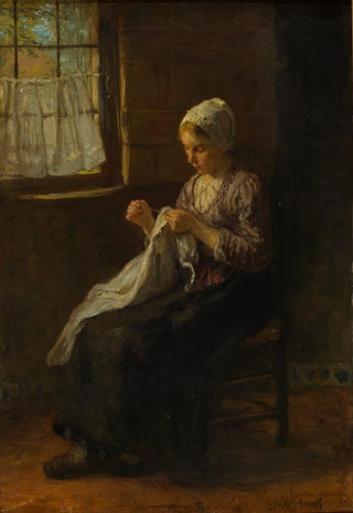 Jozef Israls - The young seamstress.webp