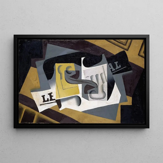 Juan Gris - Glass and Newspaper.webp