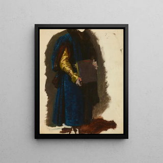 Jzef Simmler - Jako of Tczyns Garment Study to the Painting The Oath of Queen Jadwiga.webp