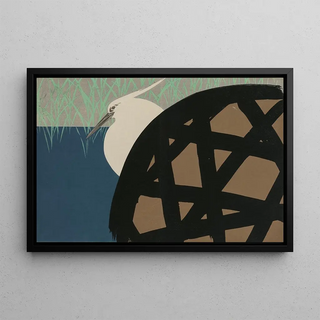 Kamisaka Sekka - White Heron Shirosagi.webp