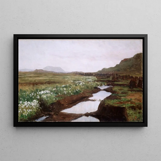 Kitty Kielland - Study of a Peat Bog on Jren.webp