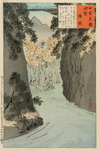 Kobayashi Kiyochika - Monkey Bridge.webp