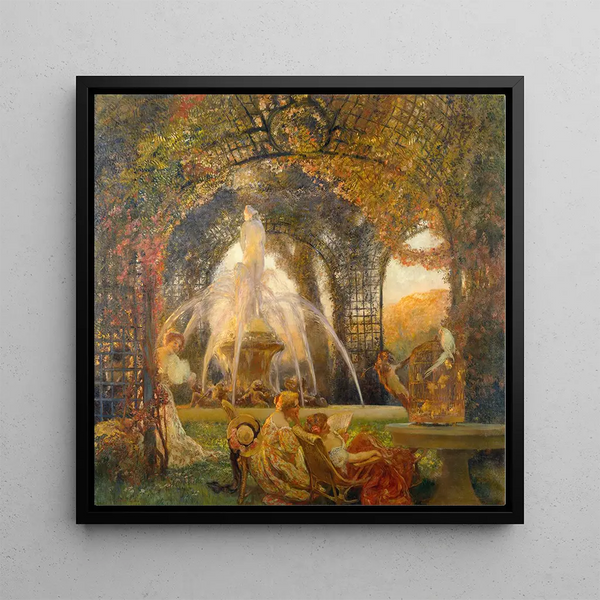 L'Arbre - Gaston La Touche — indrammet kunstværk på væggen