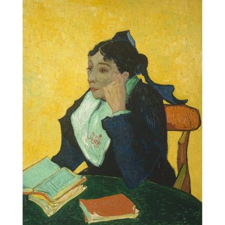 L'Arlésienne; Madame Joseph-Michel Ginoux Marie Julien, 1848-1911 - Vincent van Gogh | Reproduction Tableau Décoration murale affiche copie