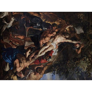 L'Élévation de la Croix - Peter Paul Rubens | Reproduction Tableau Décoration murale affiche copie
