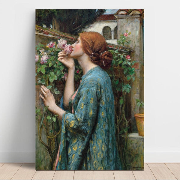 Reproduktion af maleriet L'âme de la rose - John William Waterhouse