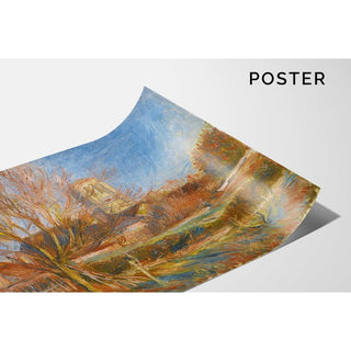 L'église à Essoyes - Pierre-Auguste Renoir | Reproduction Tableau Décoration murale affiche copie