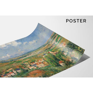 L'hermitage en été, Pontoise - Camille Pissarro | Reproduction Tableau Décoration murale affiche copie