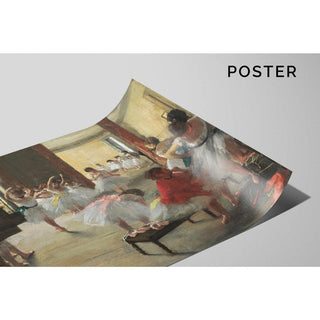 La Classe de Danse - Edgar Degas | Reproduction Tableau Décoration murale affiche copie