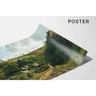 La Côte de Jalais, Pontoise - Camille Pissarro | Reproduction Tableau Décoration murale affiche copie