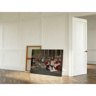 La Cour de l’orphelinat à Amsterdam - Max Liebermann | Reproduction Tableau Décoration murale affiche copie