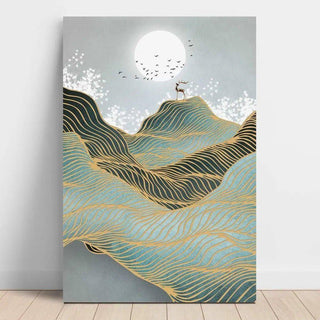 La Danse des Ondes | Collage | Reproduction Tableau Décoration murale affiche copie