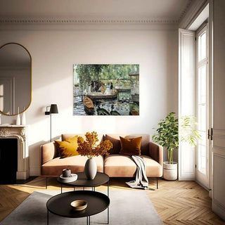 La Grenouillère - Pierre-Auguste Renoir | Reproduction Tableau Décoration murale affiche copie