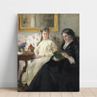 La Mère et la soeur de l'Artiste - Berthe Morisot | Reproduction Tableau Décoration murale affiche copie