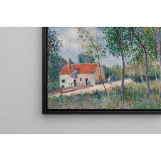 La Route de Moret à Saint-Mammès - Alfred Sisley | Reproduction Tableau Décoration murale affiche copie